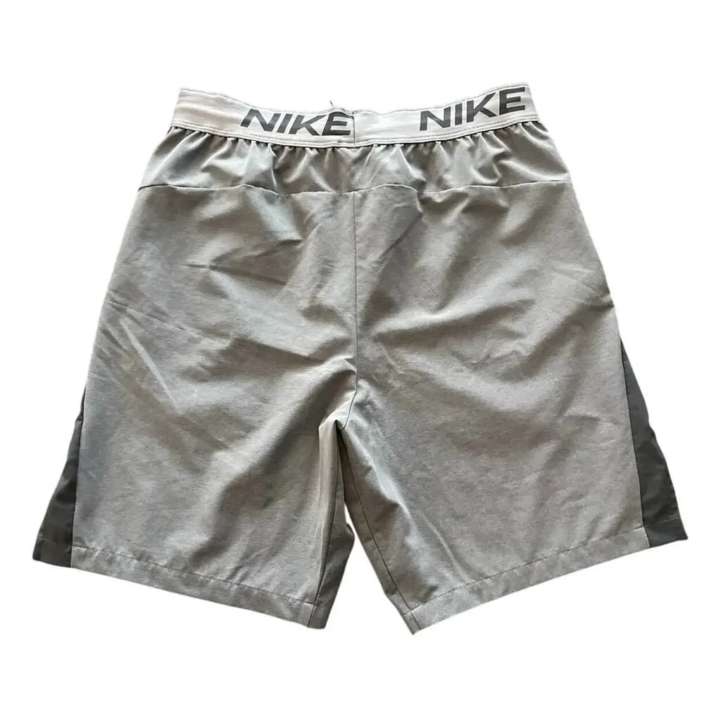 Nike Dri-Fit‎ Flex 8” Training Athletic Shorts Size Small Iron Gray Lightweight